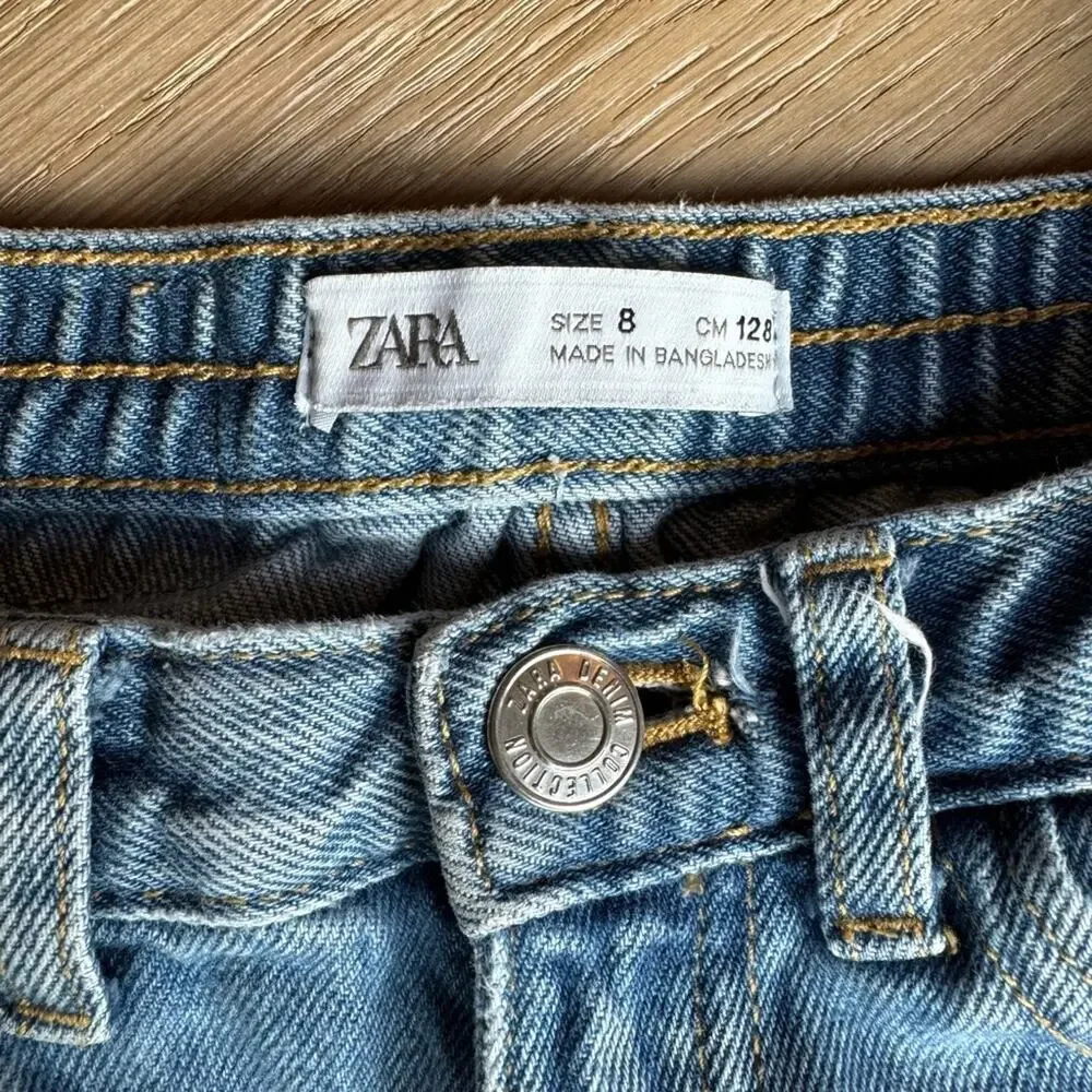 Zara Kids The Mom Fit Jeans Size 8